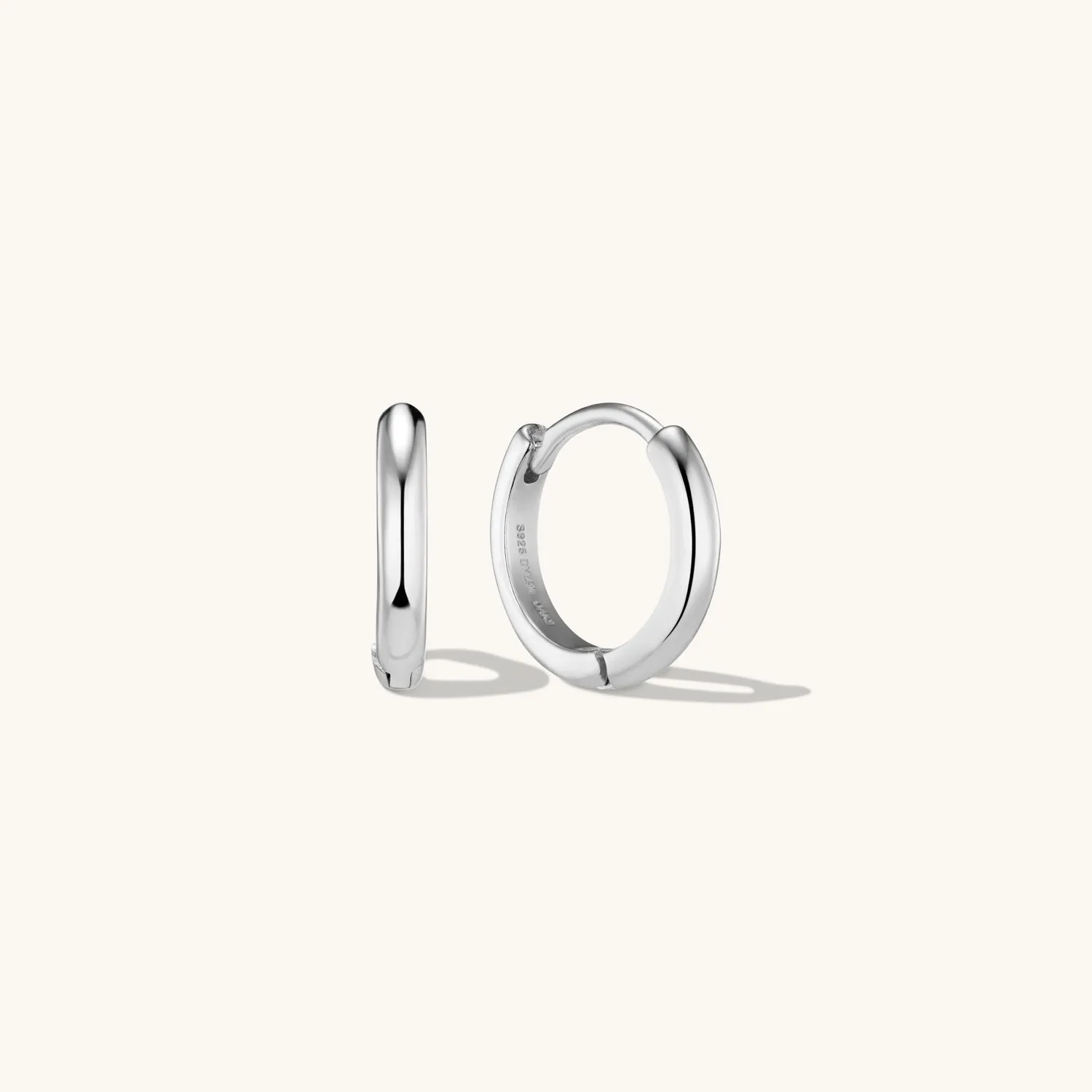 Small Hoops in Silver