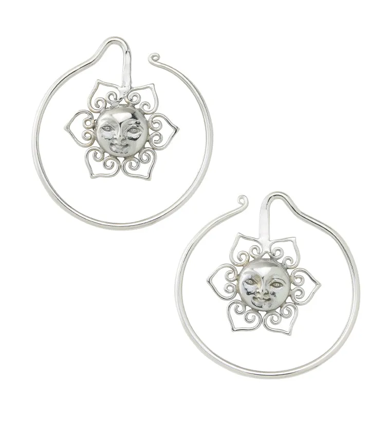 Sol White Brass Ear Weights