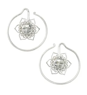 Sol White Brass Ear Weights
