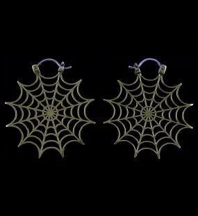 Spiderweb Brass Ear Weights