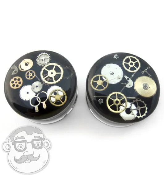 Steel Steampunk Plugs