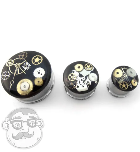 Steel Steampunk Plugs