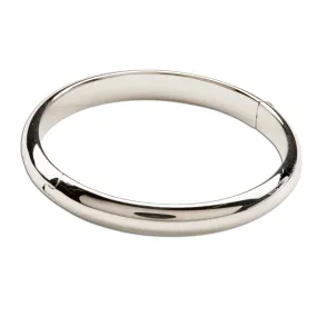 Sterling Silver Baby Bangle Bracelet for Kids,Little Girls, Women with FREE Engraving  - TC-Anna
