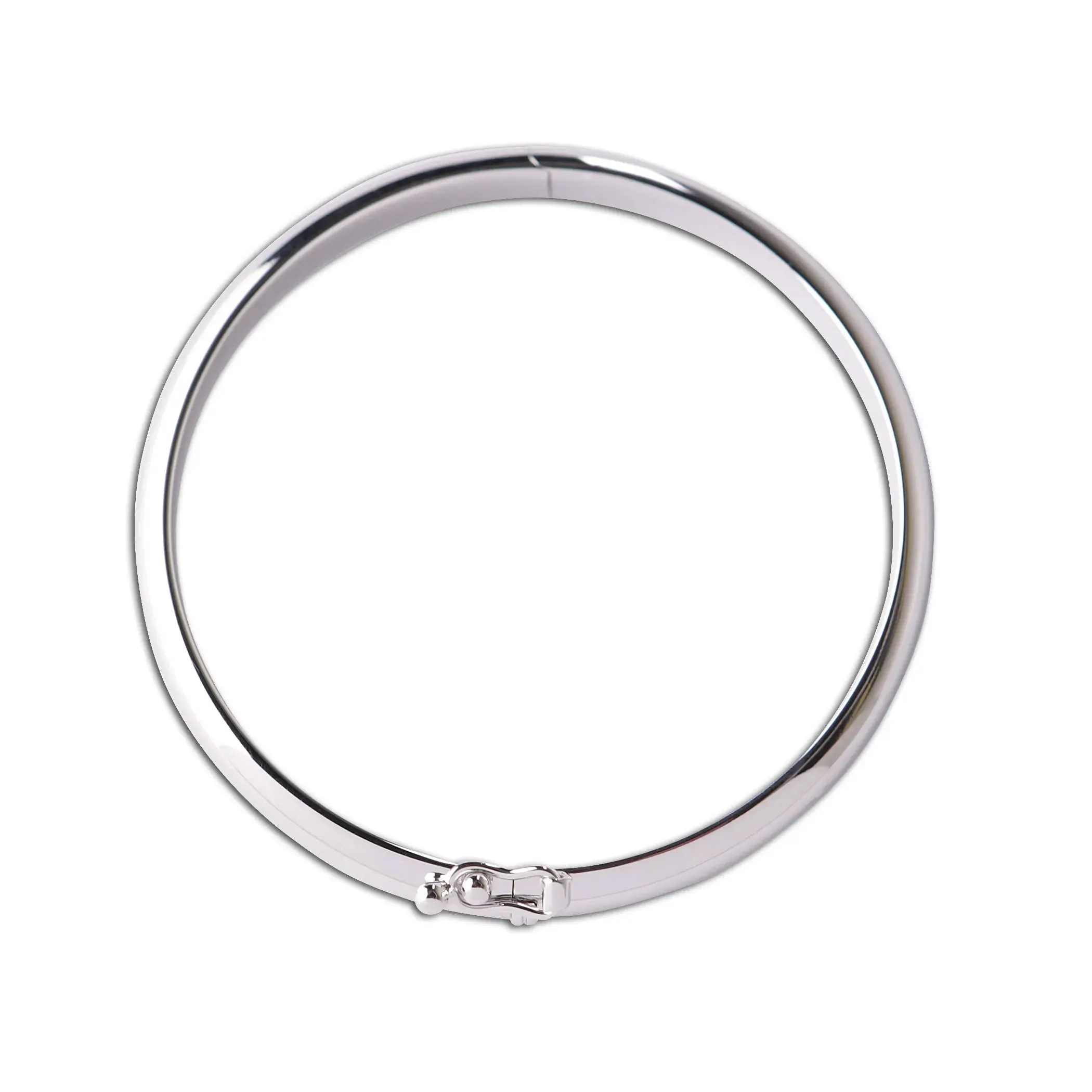 Sterling Silver Baby Bangle Bracelet with FREE Engraving - Bangle (Classic)