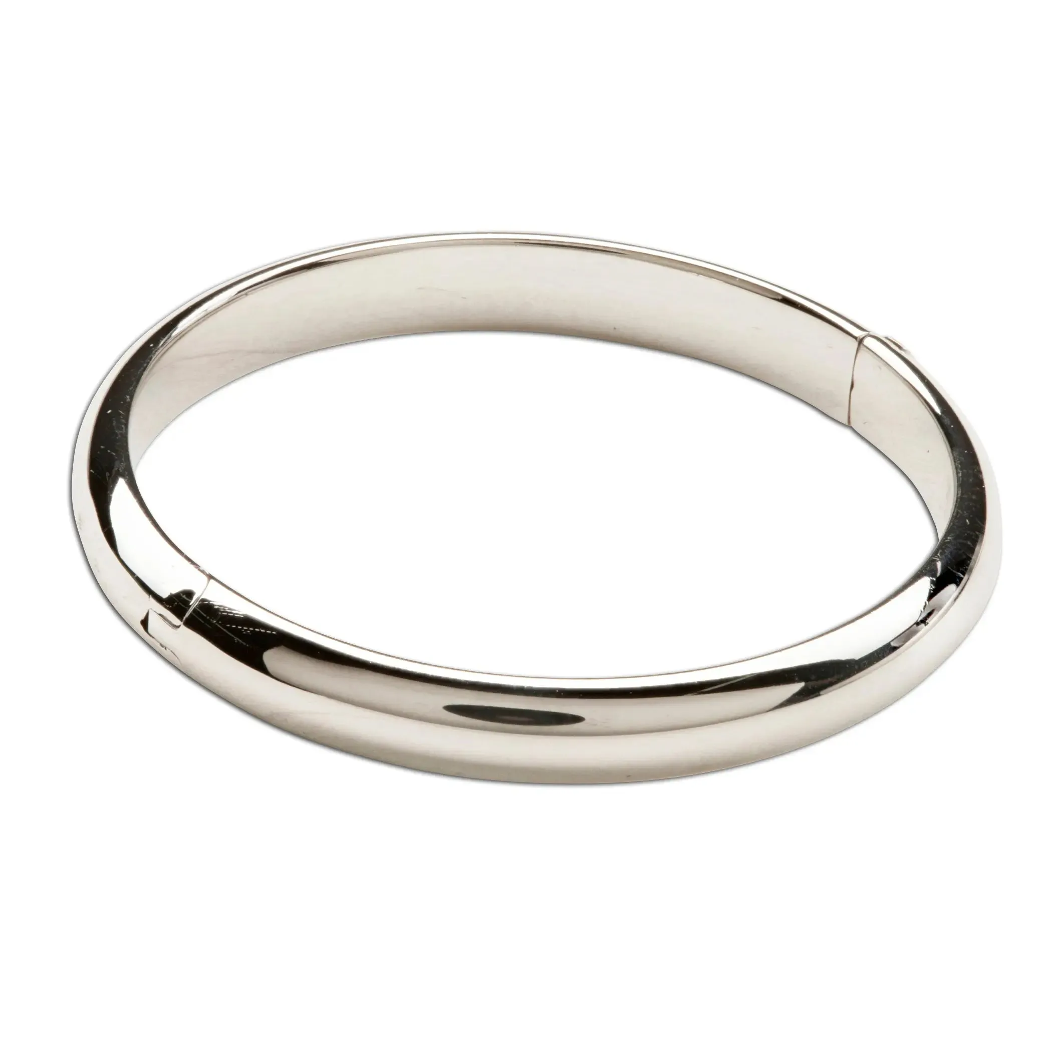Sterling Silver Baby Bangle Bracelet with FREE Engraving - Bangle (Classic)