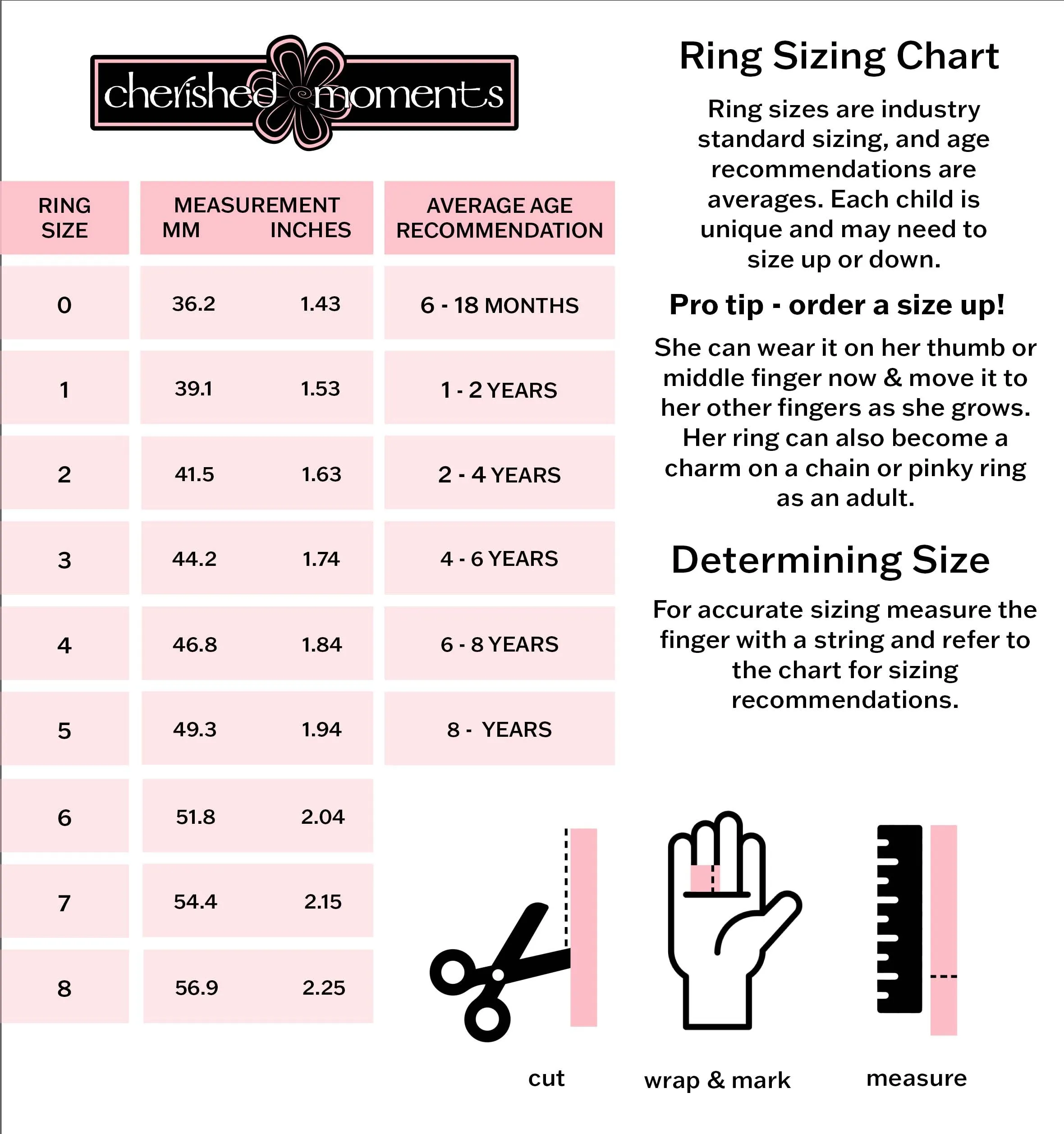 Sterling Silver Baby Ring with Pink CZ (BR-04-Pink)