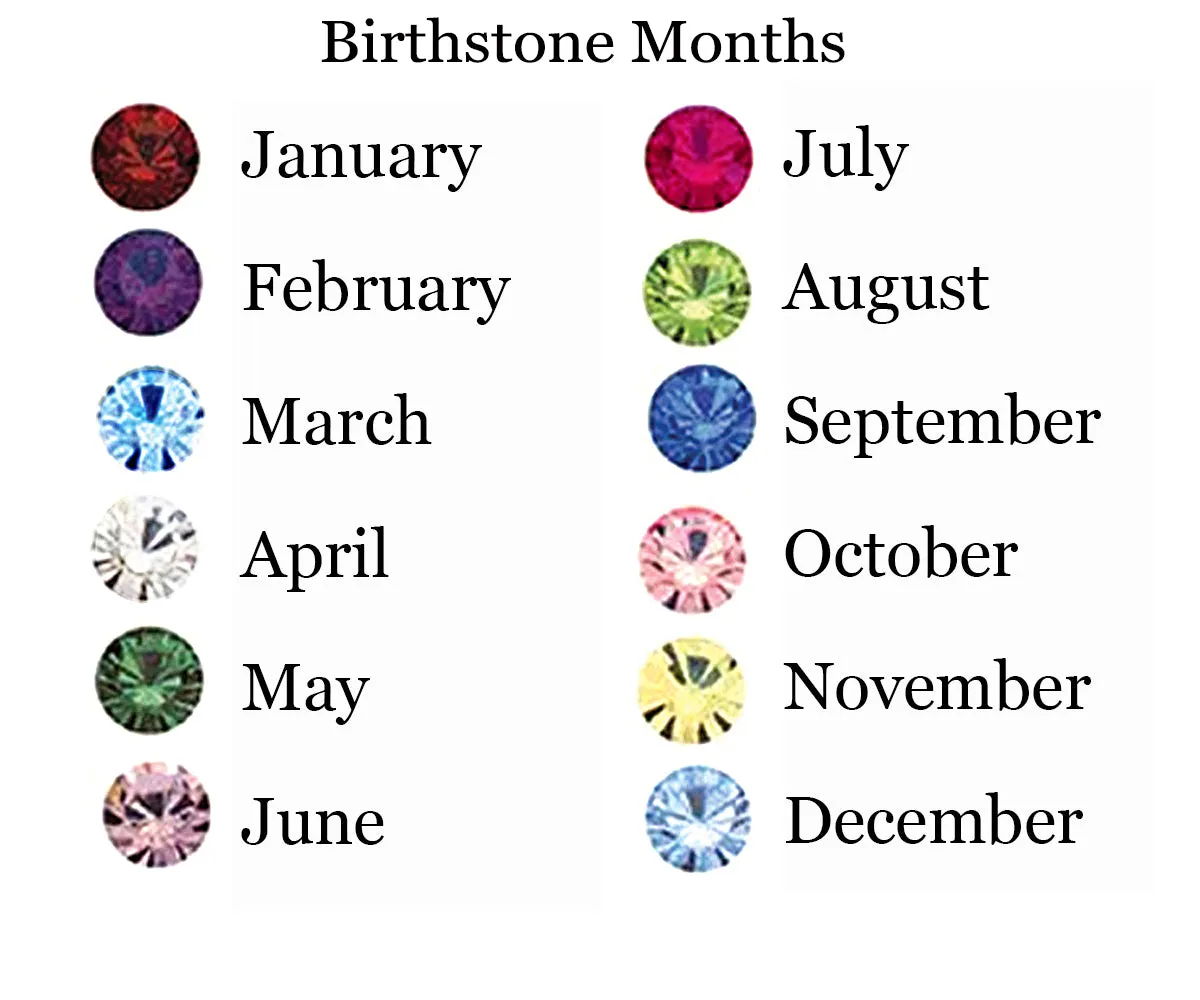 Sterling Silver Birthstone Stardust Ball Screw Back Earrings for Kids