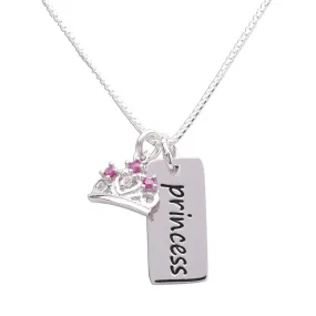Sterling Silver Little Girl's Princess Necklace