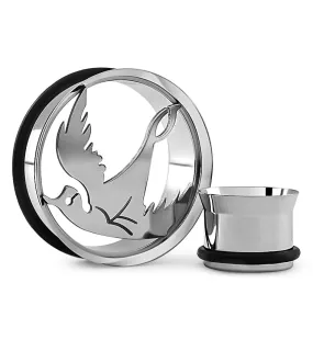Swallow Single Flare Stainless Steel Tunnels (CLOSEOUT)