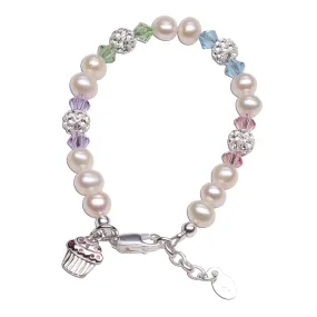 Sweet Cupcake (Multi) - Sterling Silver Cupcake Bracelet