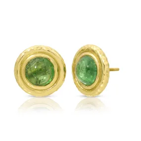 Tsavorite Palm Studs