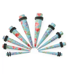 Turquoise Rose Taper
