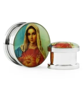 Virgin Mary Steel Plugs