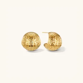 Woven Earrings Gold